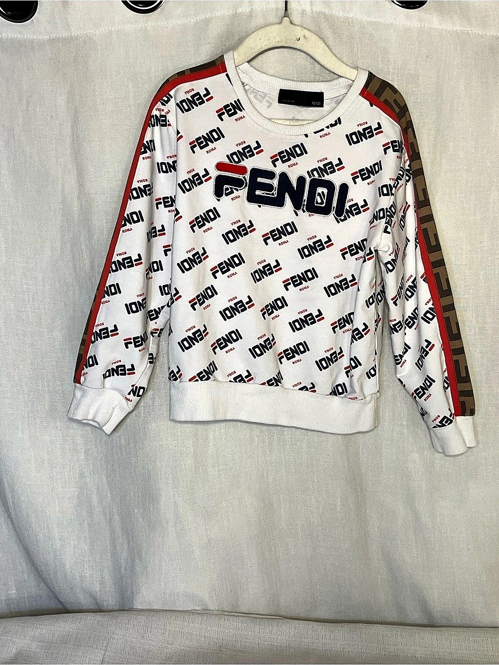 Fendi x Fila Mania All Over Logo Sweatshirt Fila Mania All Over Logo Sweatshirt